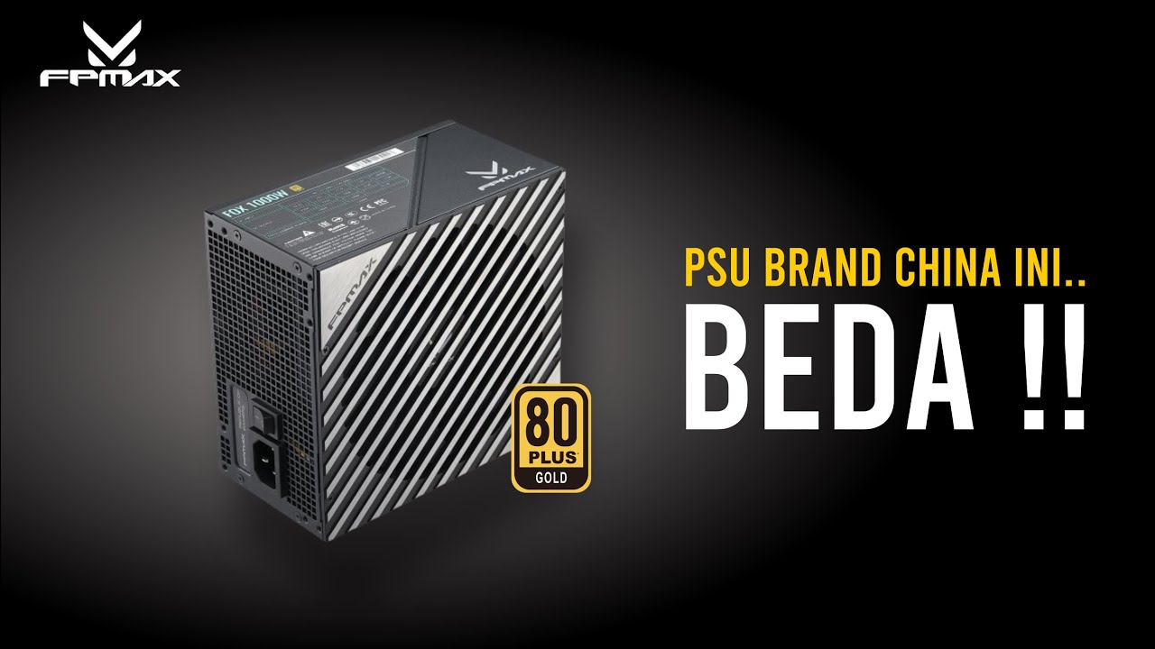 PSU merk baru ini ternyata nggak main-main | Short review FPMAX FOX 1000W