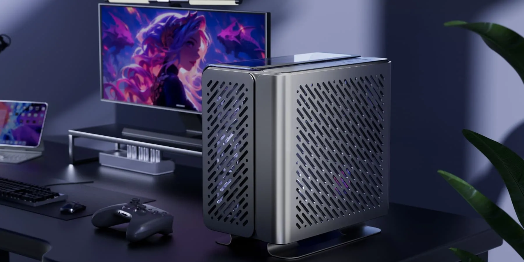 FPMAX APEX P1 – Curved Glass and Aluminum Gaming Case with ARGB Lighting